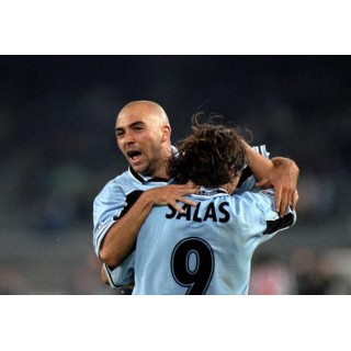 Lazio 1998-2001 Salas #9 Homekit Nameset Printing 