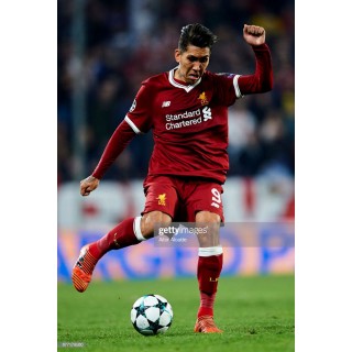Liverpool 2017-2018 Firmino #9 Champions League Homekit Nameset Printing