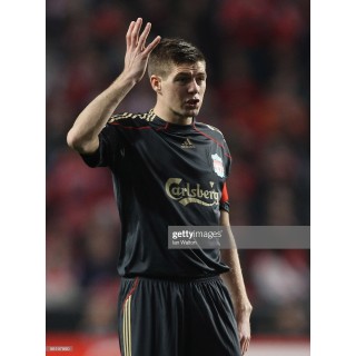 Liverpool 2009-2010 Gerrard #8 UEFA Cup Awaykit Nameset Printing