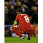 Liverpool 2010-2015 Gerrard #8 Champions League Homekit Nameset Printing 
