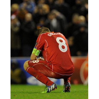 Liverpool 2010-2015 Gerrard #8 Champions League Homekit Nameset Printing 