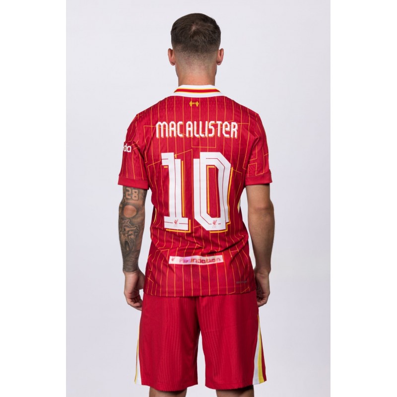 Liverpool 2023-2026 Mac Allister #10 Champions League Homekit Nameset Printing