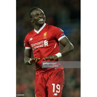 Liverpool 2017-2018 Mane #19 Champions League Homekit Nameset Printing