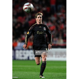 Liverpool 2009-2010 Torres #9 UEFA Cup Awaykit Nameset Printing