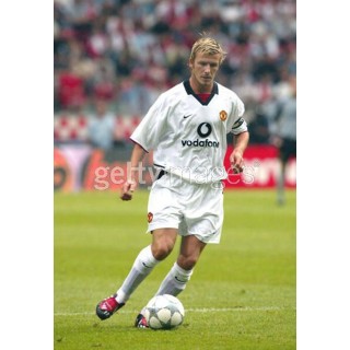 Manchester United 2002-2003 Beckham #7 Champions League Awaykit Nameset Printing 