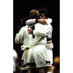 Manchester United 1998-1999 Beckham #7 Champions League Awaykit Nameset Printing 