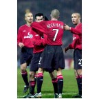 Manchester United 1999-2002 Beckham #7 Champions League Homekit Nameset Printing 