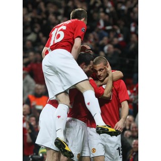 Manchester United 2008-2011 Carrick #16 Champions League Homekit Nameset Printing