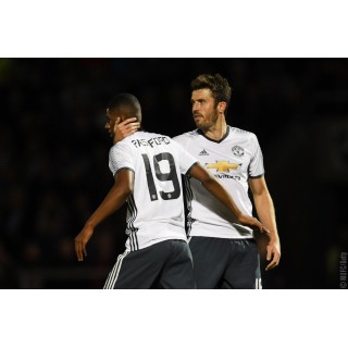 Manchester United 2016-2017 Carrick #16 Europa League/F.A. Cup 3rd Awaykit Nameset Printing
