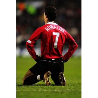 Manchester United 2004-2006 C.Ronaldo #7 Champions League Homekit Nameset Printing 