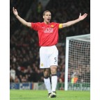Manchester United 2007-2008 Ferdinand #5 Champions League Homekit Nameset Printing 