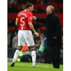 Manchester United 2007-2008 Ferdinand #5 Champions League Homekit Nameset Printing 