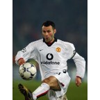Manchester United 2002-2003 Giggs #11 Champions League Awaykit Nameset Printing 