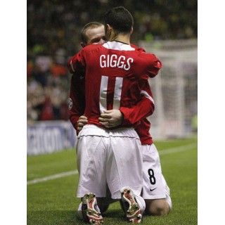 Manchester United 2004-2006 Giggs #11 Champions League Homekit Nameset Printing 