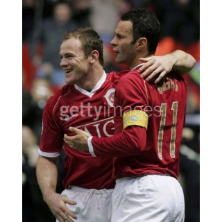 Manchester United 2006-2007 Giggs #11 Champions League Homekit Nameset Printing 