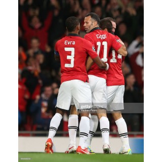 Manchester United 2013-2014 Giggs #11 Champions League Homekit Nameset Printing