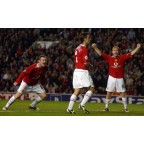 Manchester United 2004-2006 G.Neville #2 Champions League Homekit Nameset Printing 