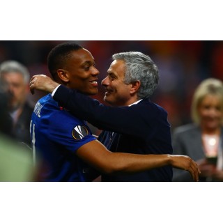 Manchester United 2016-2017 Martial #11 Europa League/F.A. Cup Home/Awaykit Nameset Printing