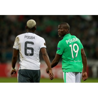 Manchester United 2016-2017 Pogba #6 Europa League/F.A. Cup 3rd Awaykit Nameset Printing