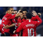 Manchester United 2007-2008 Rooney #10 Champions League Homekit Nameset Printing 