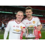 Manchester United 2015-2016 Rooney #10 Europa League/F.A. Cup Awaykit Nameset Printing