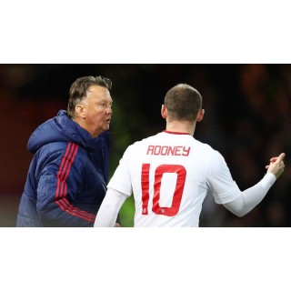 Manchester United 2015-2016 Rooney #10 Europa League/F.A. Cup Awaykit Nameset Printing