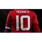 Manchester United 2015-2017 Rooney #10 Europa League/F.A. Cup Home/Awaykit Nameset Printing