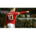 Manchester United 2015-2017 Rooney #10 Europa League/F.A. Cup Home/Awaykit Nameset Printing