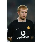 Manchester United 2003-2004 Scholes #18 Champions League Awaykit Nameset Printing 