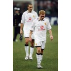 Manchester United 2002-2004 Scholes #18 Champions League Awaykit Nameset Printing 