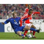 Manchester United 2005-2006 Scholes #18 Champions League Awaykit Nameset Printing 