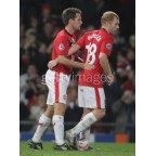 Manchester United 2008-2011 Scholes #18 Champions League Homekit Nameset Printing 