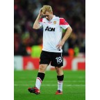Manchester United 2010-2011 Scholes #18 Champions League Awaykit Nameset Printing