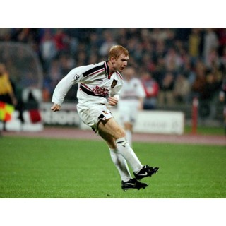 Manchester United 1998-1999 Scholes #18 Champions League Awaykit Nameset Printing 
