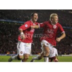 Manchester United 2006-2007 Smith #14 Champions League Homekit Nameset Printing 