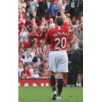 Manchester United Testimonial Solskjaer #20 Champions League Homekit Nameset Printing 