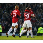Manchester United 2002-2004 Solskjaer #20 Champions League Homekit Nameset Printing 