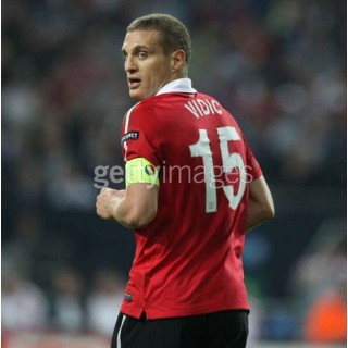 Manchester United 2008-2011 Vidic #15 Champions League Homekit Nameset Printing 