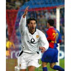 Manchester United 2002-2003 v.Nistelrooy #10 Champions League Awaykit Nameset Printing 