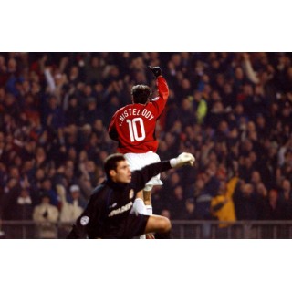 Manchester United 2002-2004 v.Nistelrooy #10 Champions League Homekit Nameset Printing 