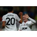 Manchester United 2011-2013 v. Persie #20 Champions League Awaykit Nameset Printing 
