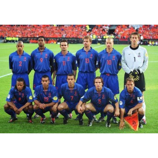 Netherlands 2000 Bergkamp #10 EURO Awaykit Nameset Printing 