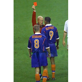 Netherland 1998 Kluivert #9 World Cup Awaykit Nameset Printing