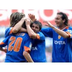 Spanish La Liga 2005-2009 Canal 9 Camiseta de Fútbol - Valencia Away Sleeve Soccer Patch / Badge