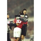 UEFA Champions League 1995-1996 White Sleeve Soccer Patch / Badge