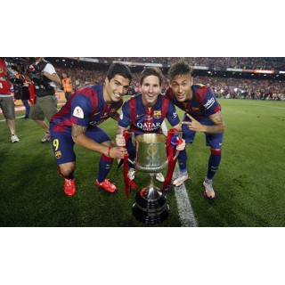 Spanish COPA DEL REY (King's Cup) 2015 Final Barcelona Patch & Match Details  