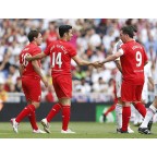 Real Madrid Legends vs Liverpool Legends 2015 Corazón Classic Match Soccer Patch / Badge