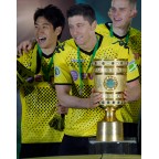 Germany Bundesliga League Cup DFB-Pokal & FUSSBALL.DE 2011-2012 Sleeve Soccer Patch / Badge