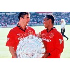 England Premier League Champion 1993-1994 Sleeve Gold Patch / Badge Manchester United Jersey
