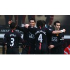 Manchester United 2007-2008 UEFA Champions League Away jersey back bar Patch